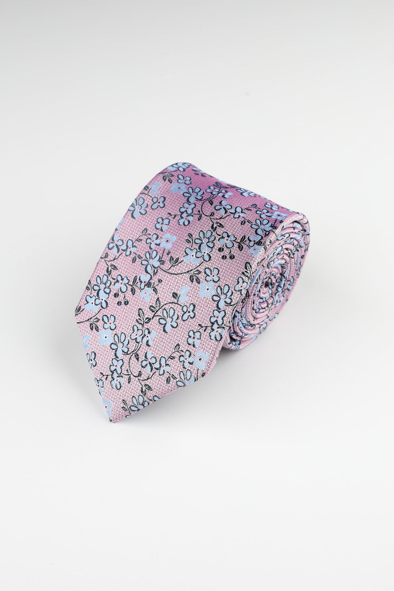 Pink Floral Tie