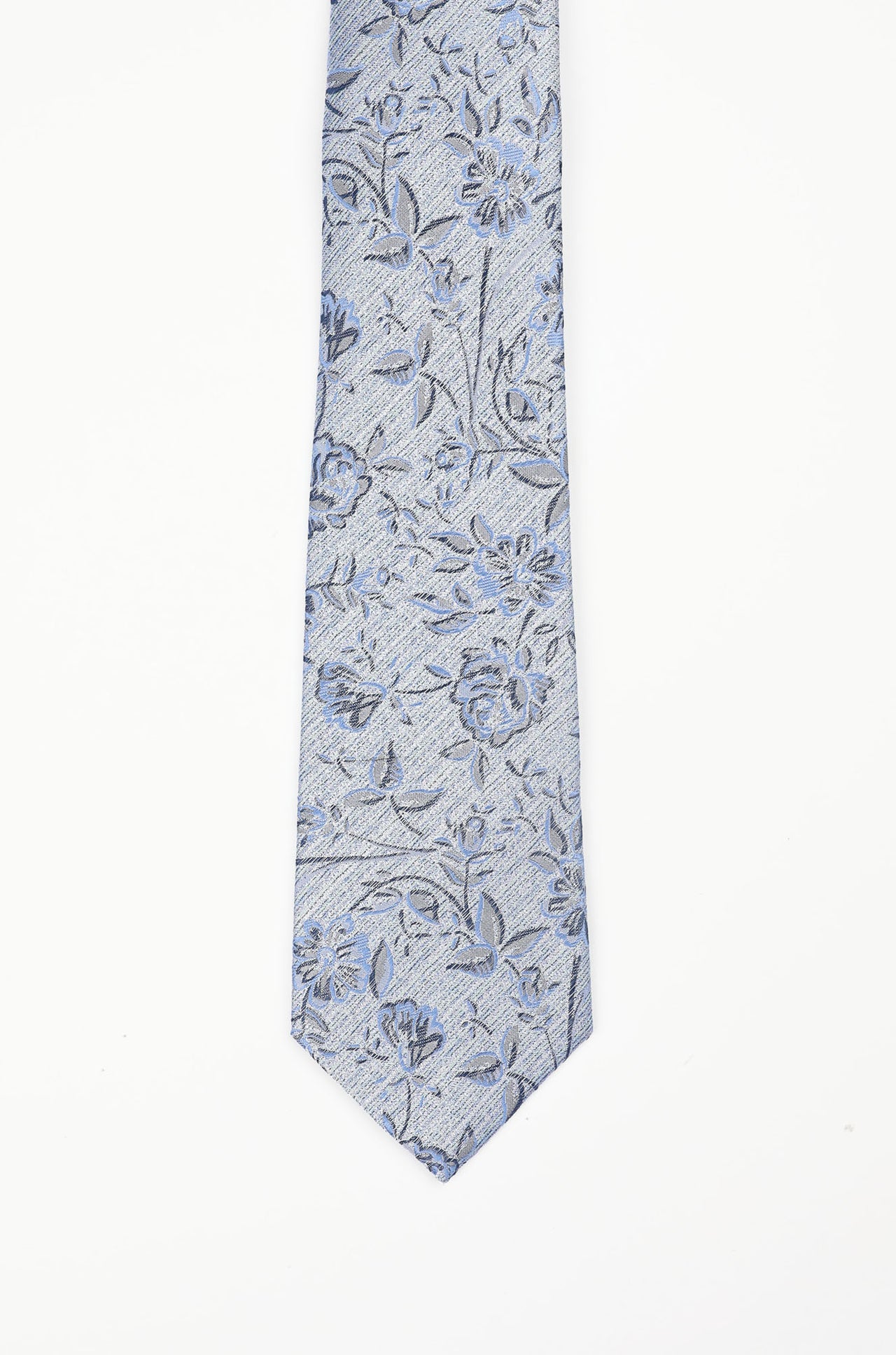 Sky Floral Shadow Tie