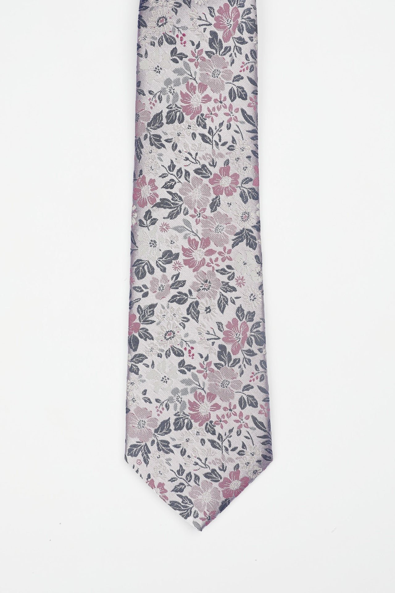 Pink Wild Floral Tie
