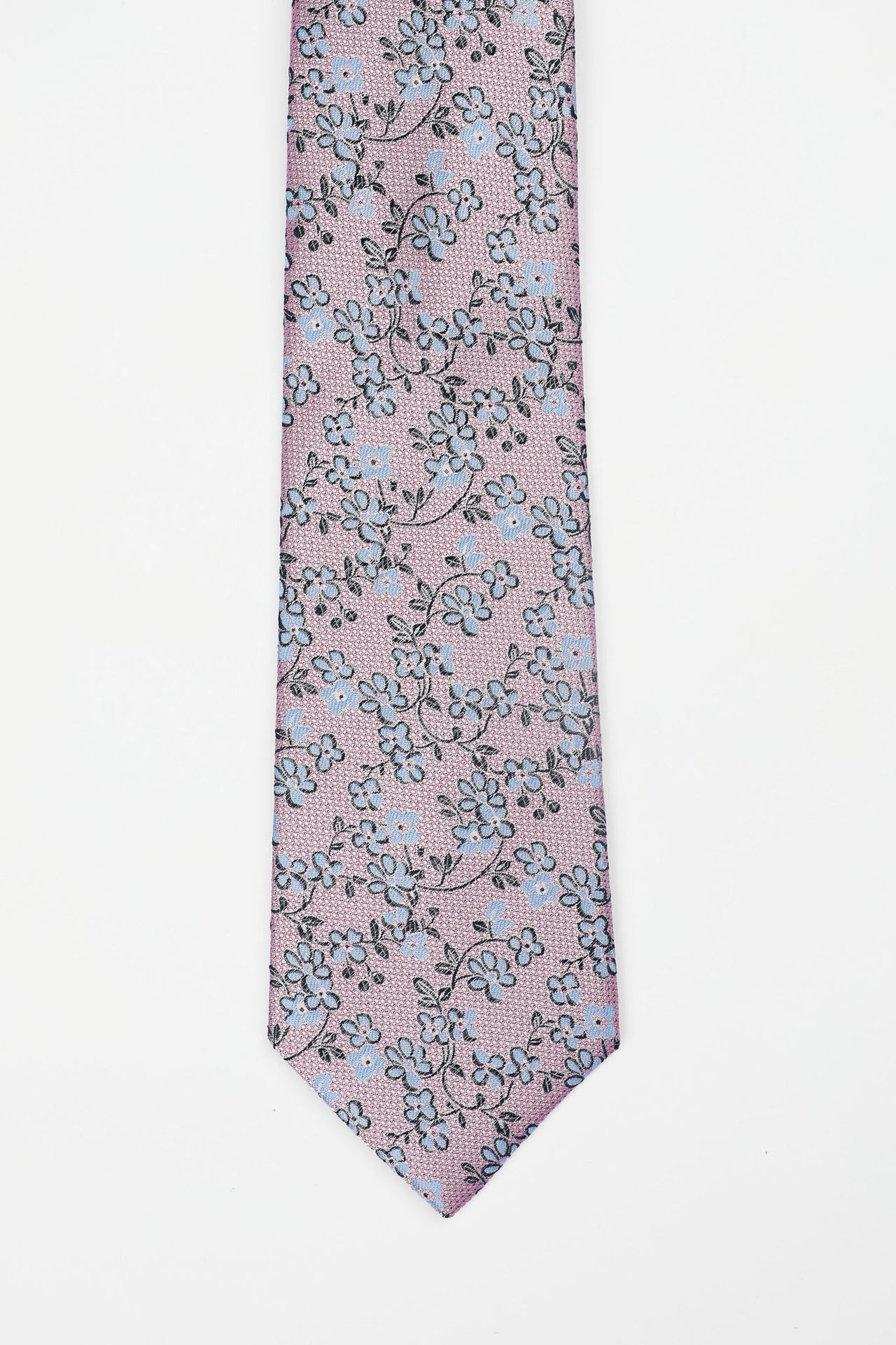 Pink Floral Tie