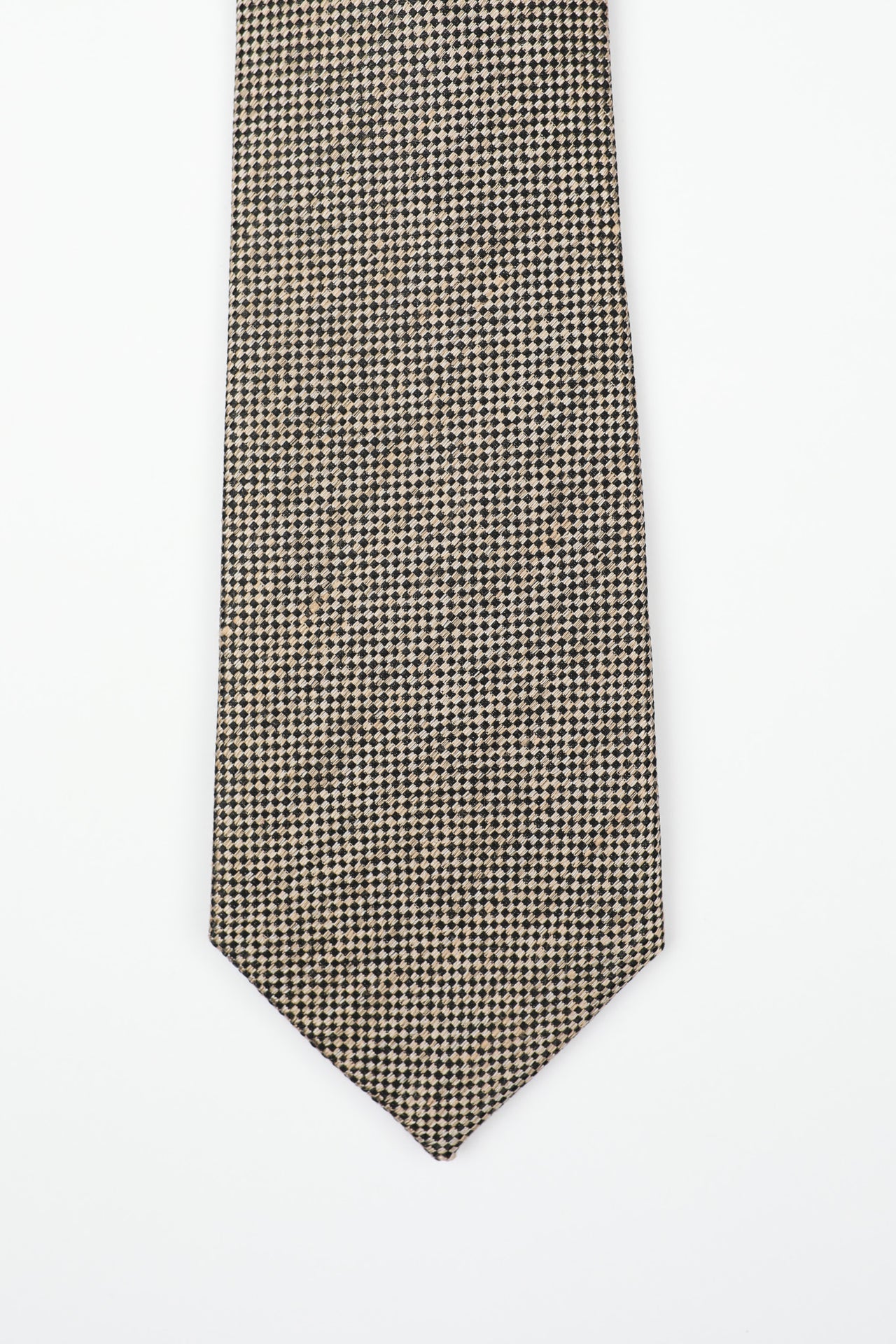 Light Brown Dot Texture Tie