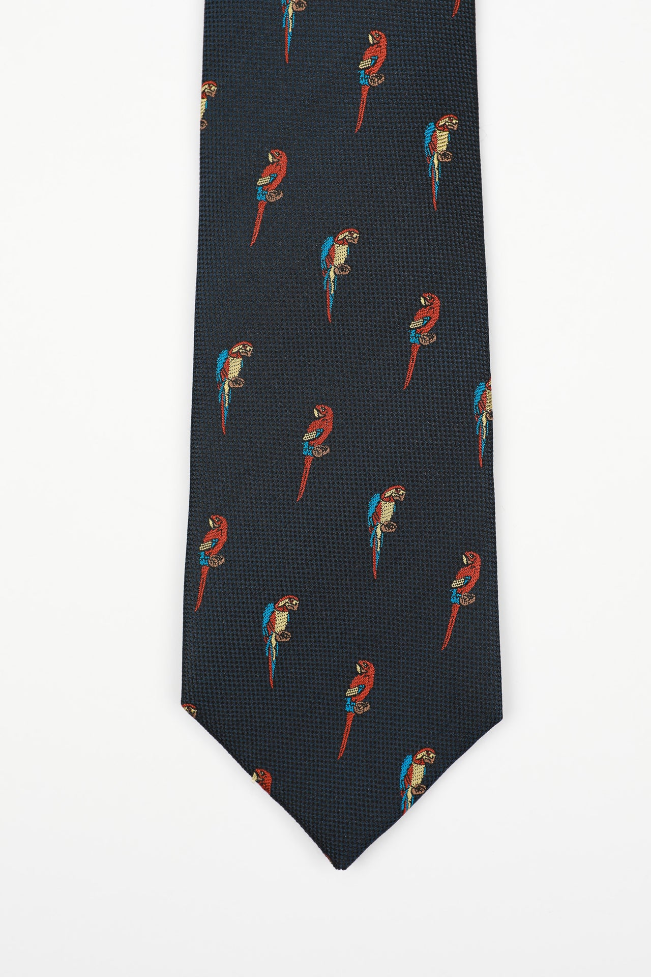 Dark Navy Parrot Tie
