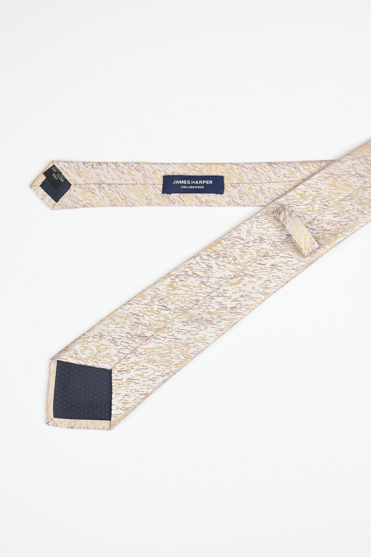 Mustard Silk Texture Tie