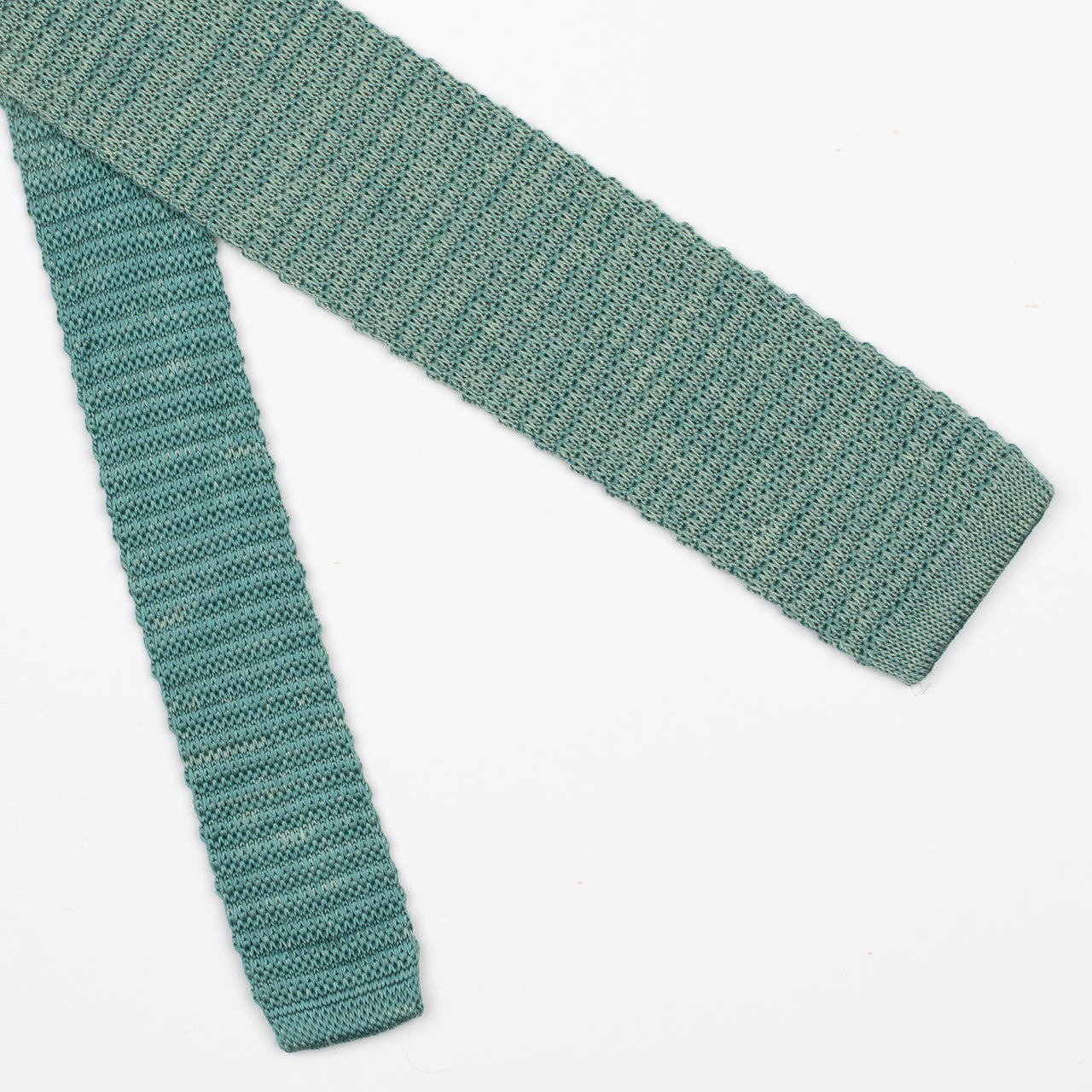 Aqua Texture Knitted Tie