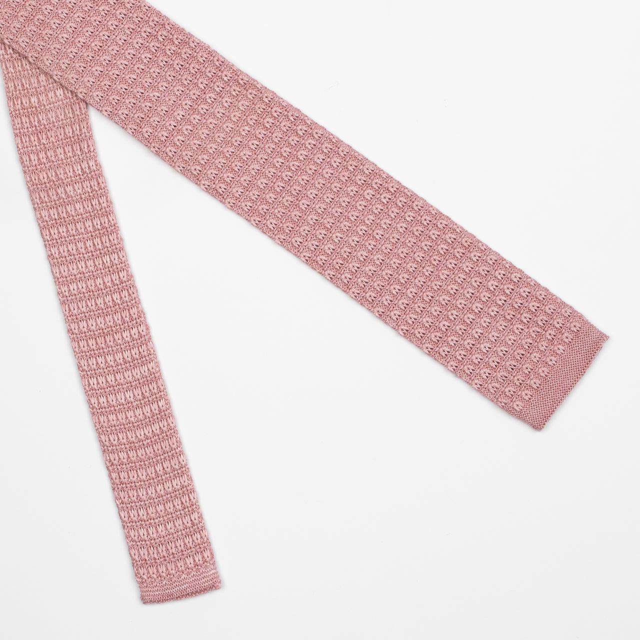Dusty Pink Texture Knitted Tie