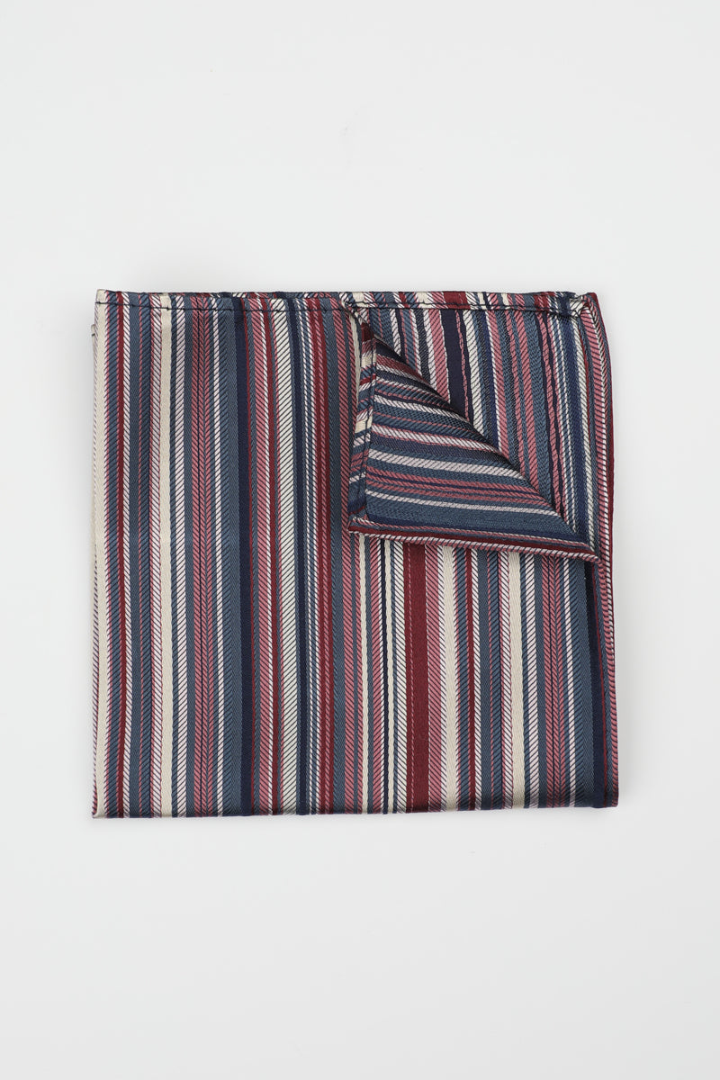 Pink Silk Artist Stripe Hank