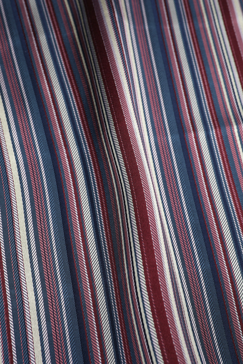 Pink Silk Artist Stripe Hank