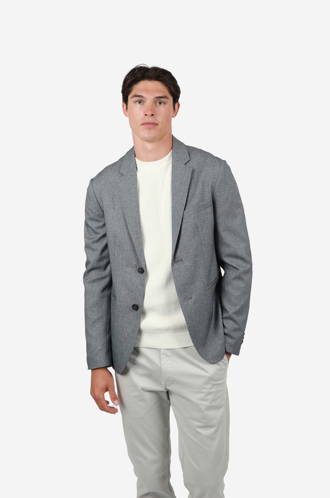 Navy Comfort Jacket Texture