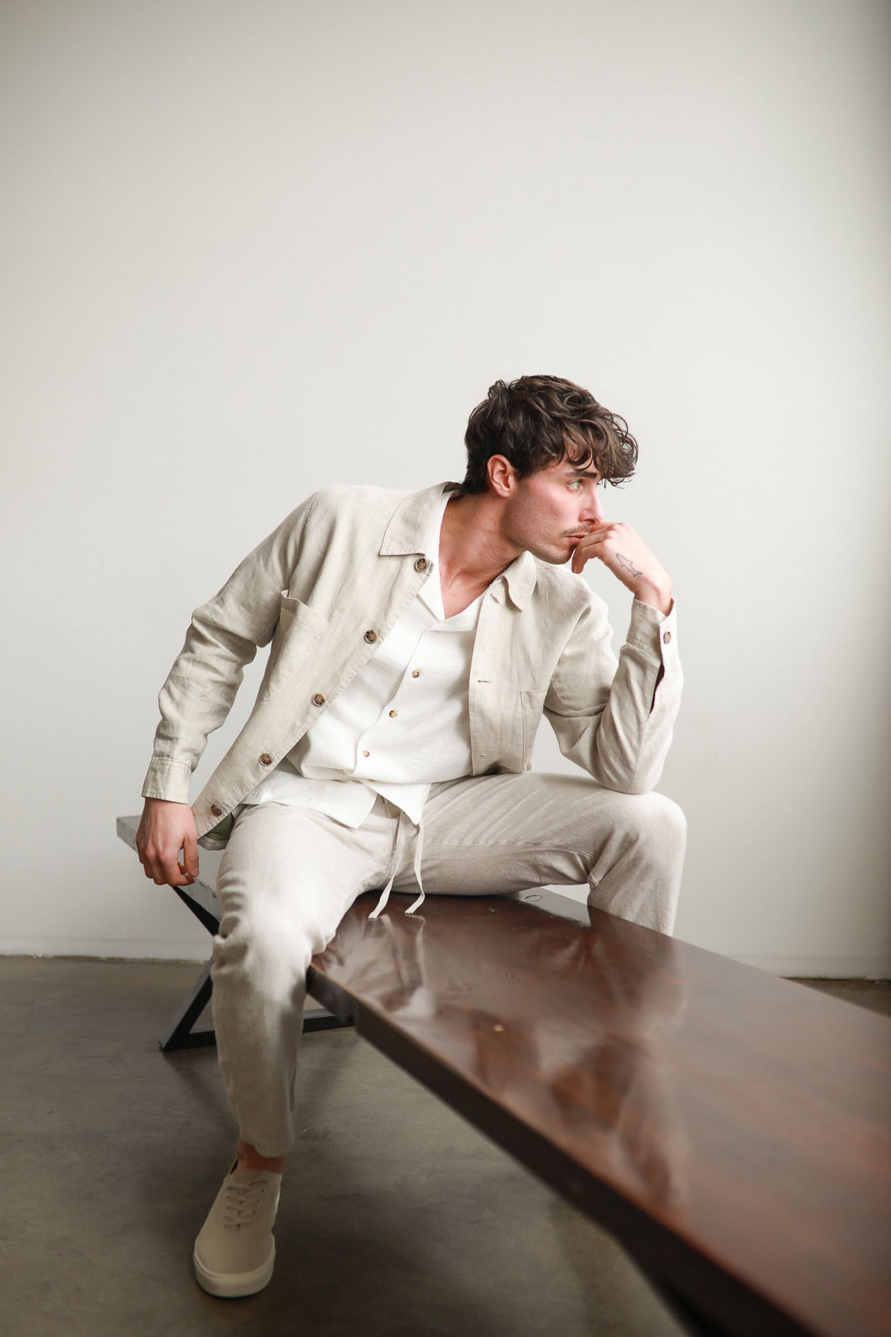 Pebble Semi Lined Shirt Jacket