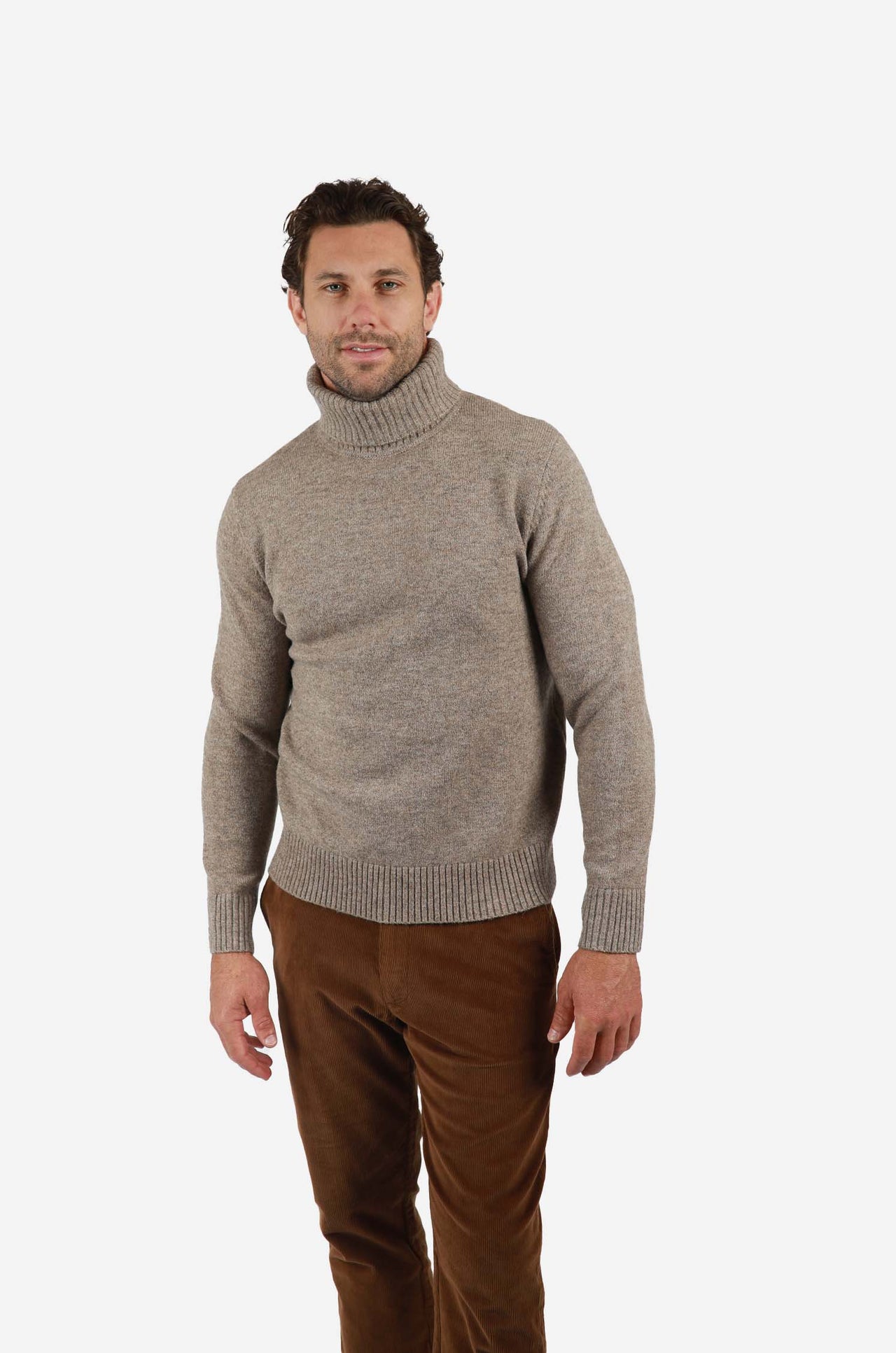 Tobacco Roll Neck Knitwear