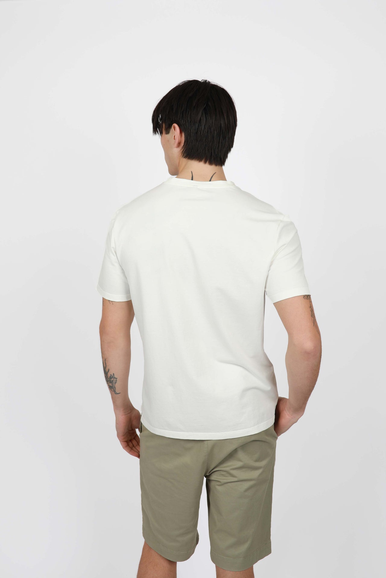 White Crew Neck Tee Shirt