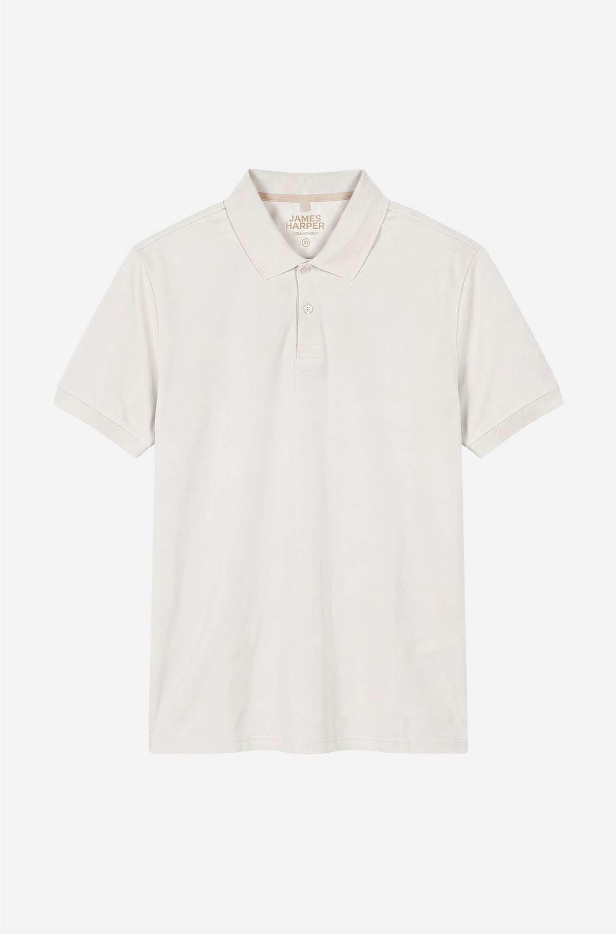 White Pique Polo