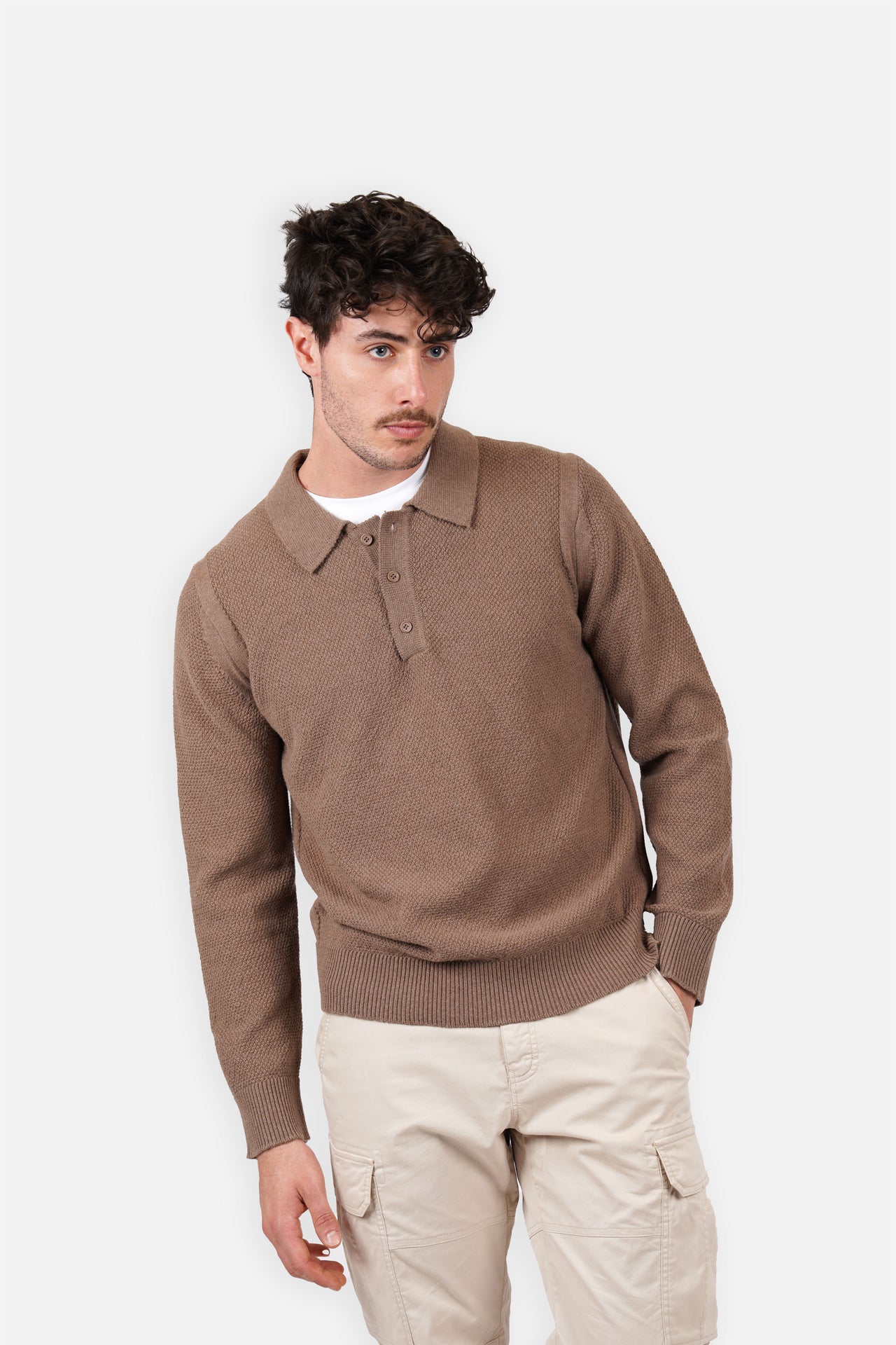 Twig Merino Polo Knitwear