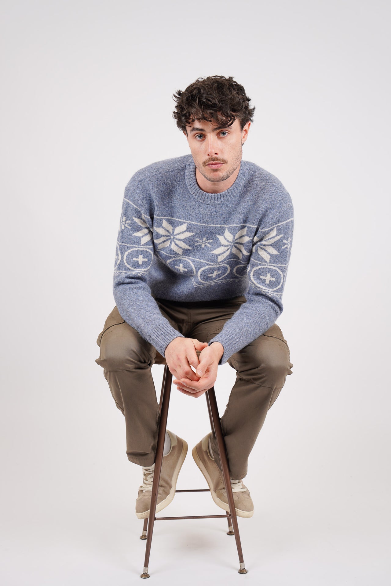 Indigo Nordic Knit