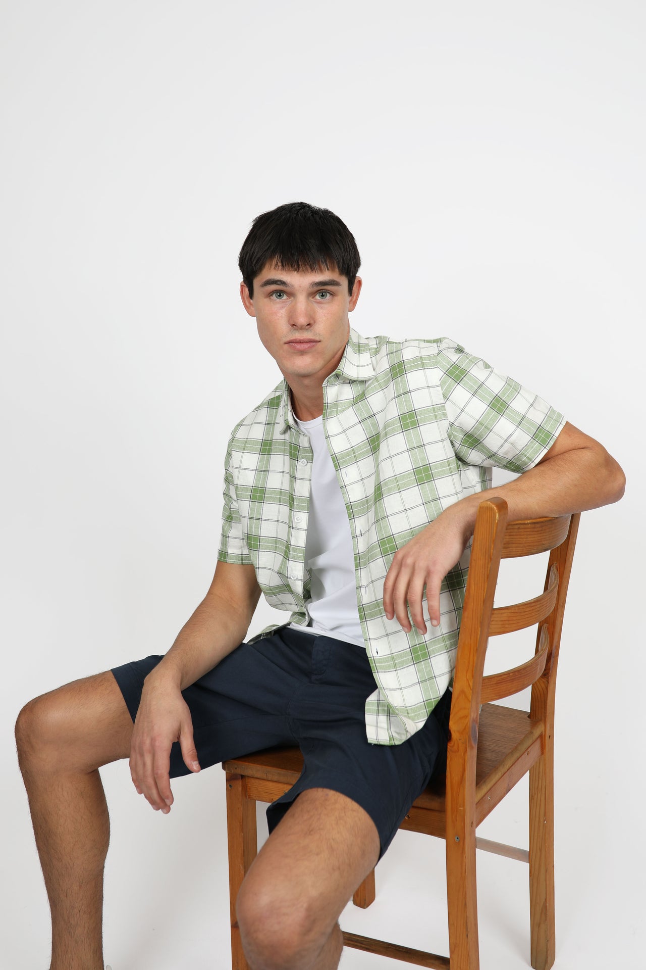 Forest Short Sleeve Check Shirt