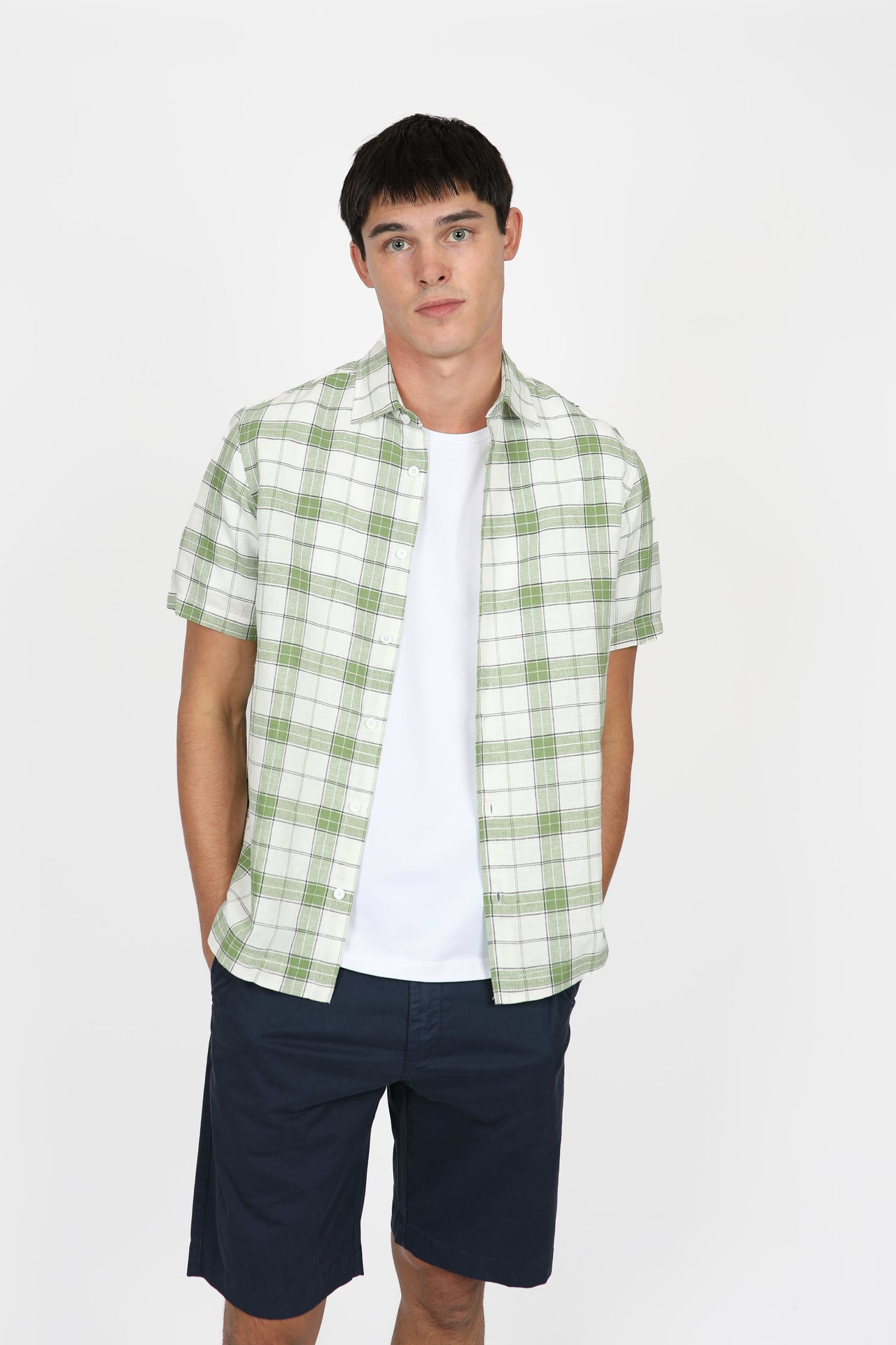 Forest Short Sleeve Check Shirt