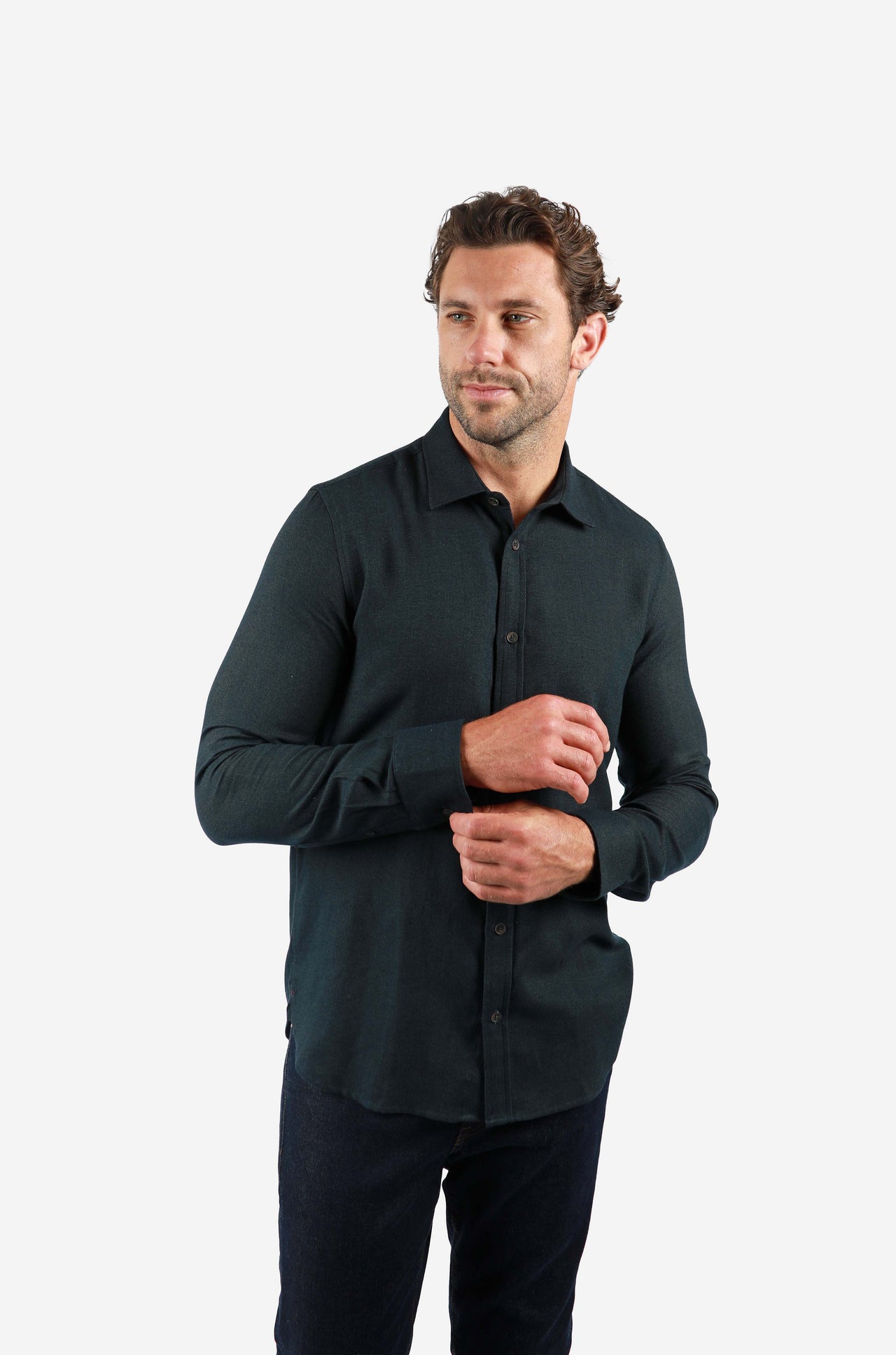Bottle Two Tone Twill Shirt