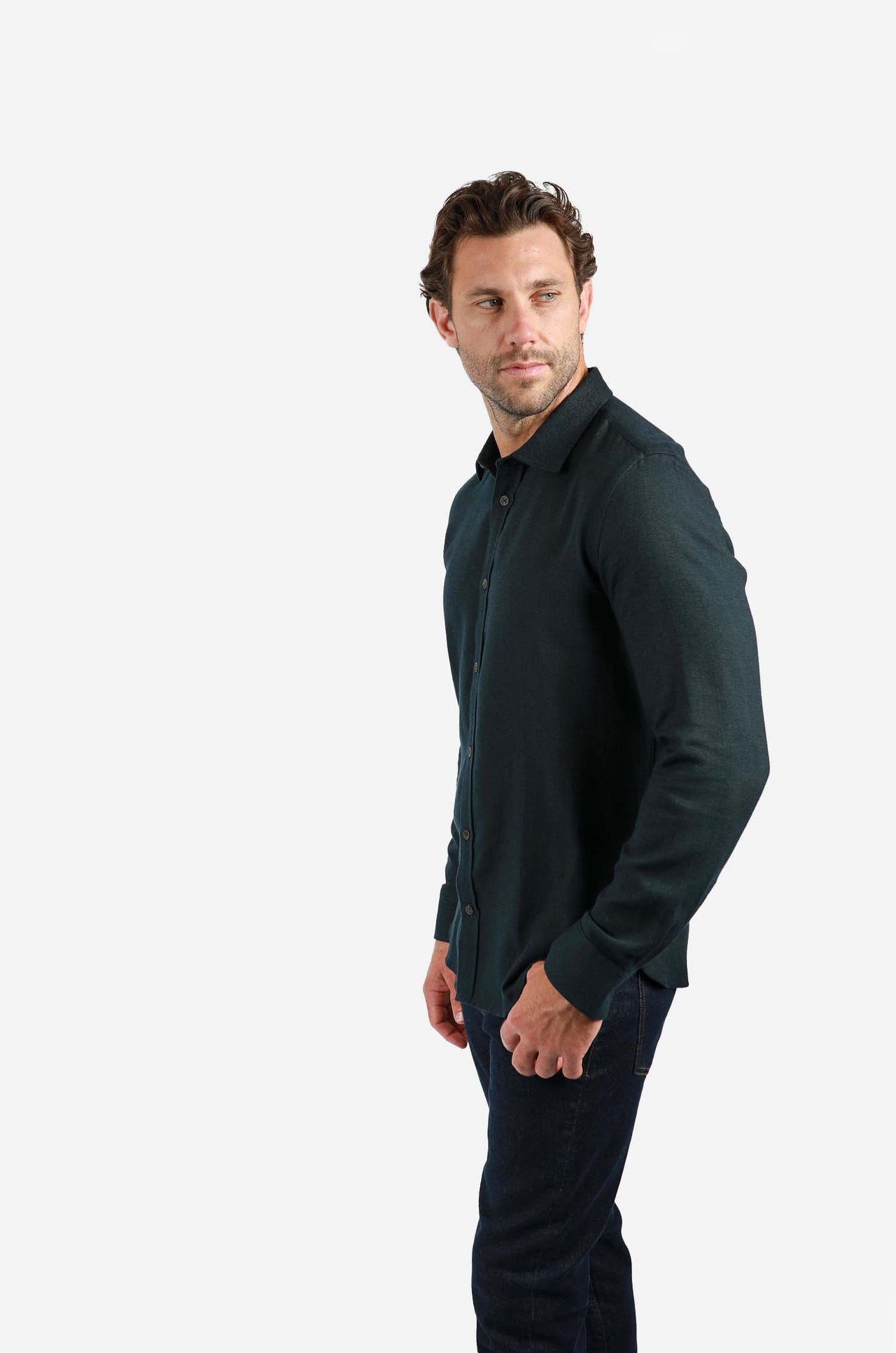 Bottle Two Tone Twill Shirt