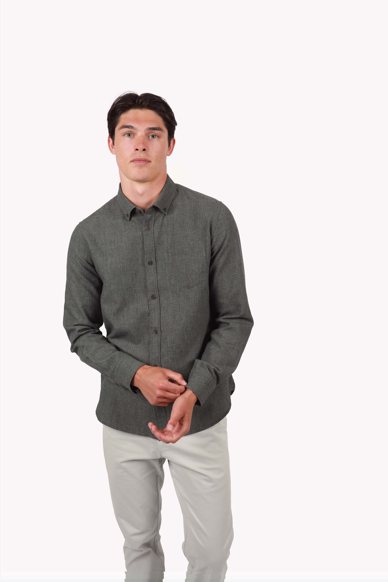 Bottle Diamond Marle Button Down Shirt