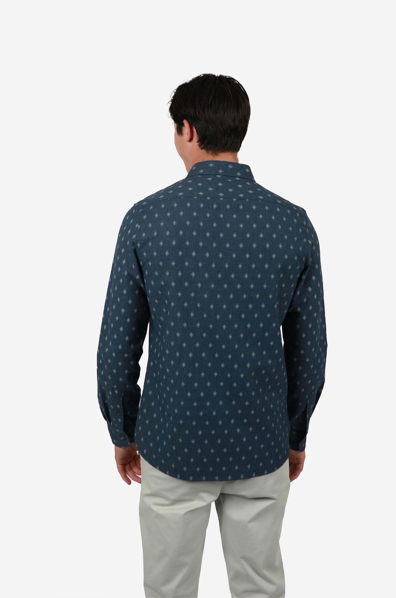 Navy Marle Dakota Diamond Shirt