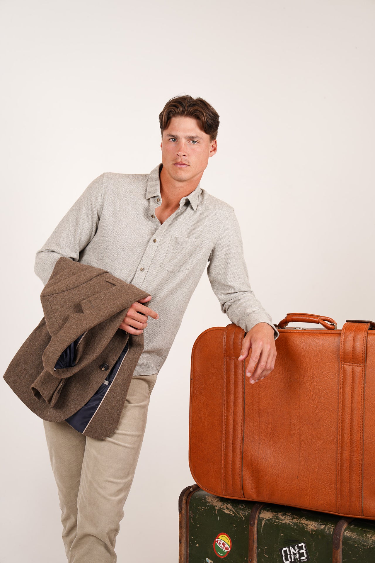 Sage Texture Long Sleeve Shirt