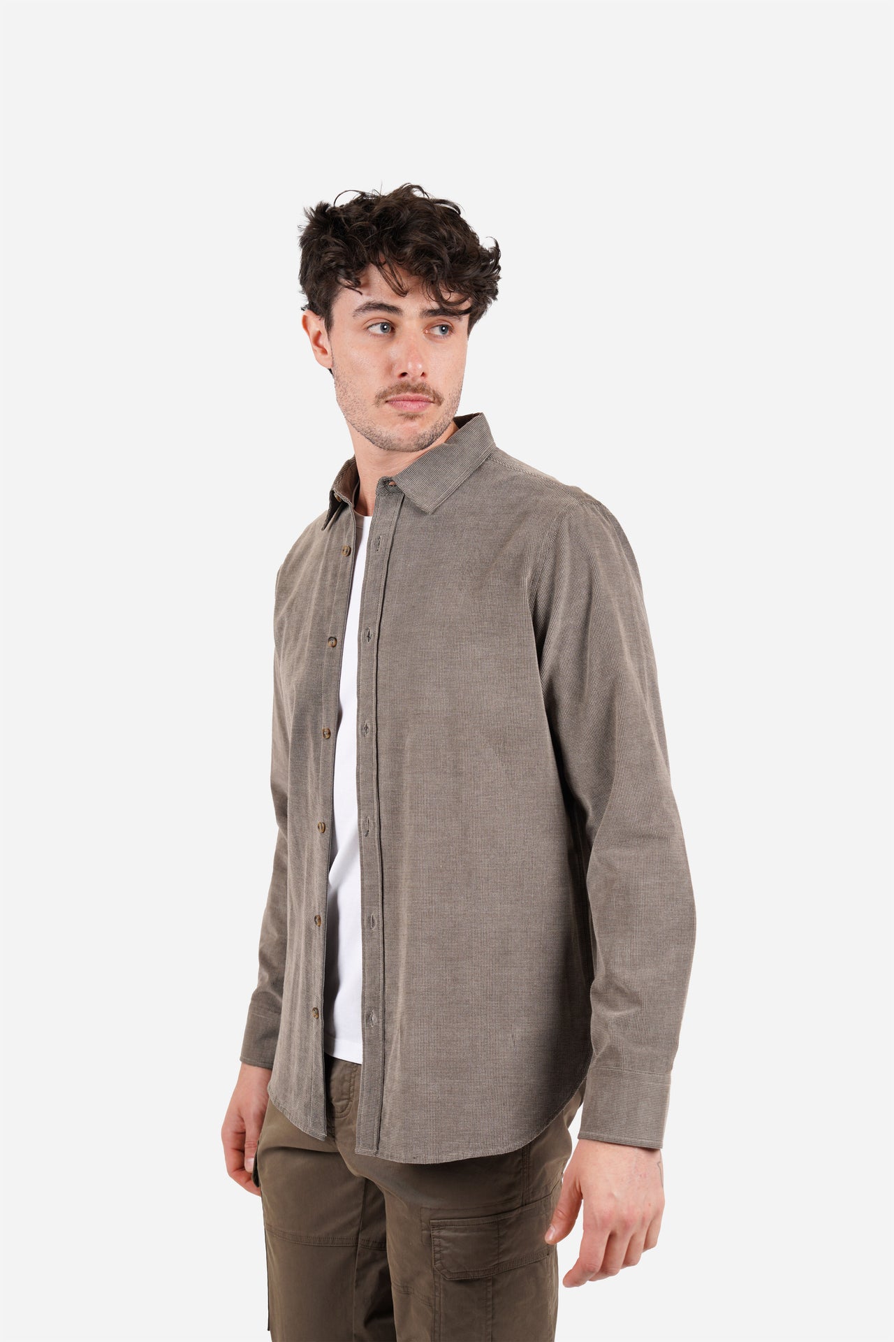 Cement Long Sleeve Shirt