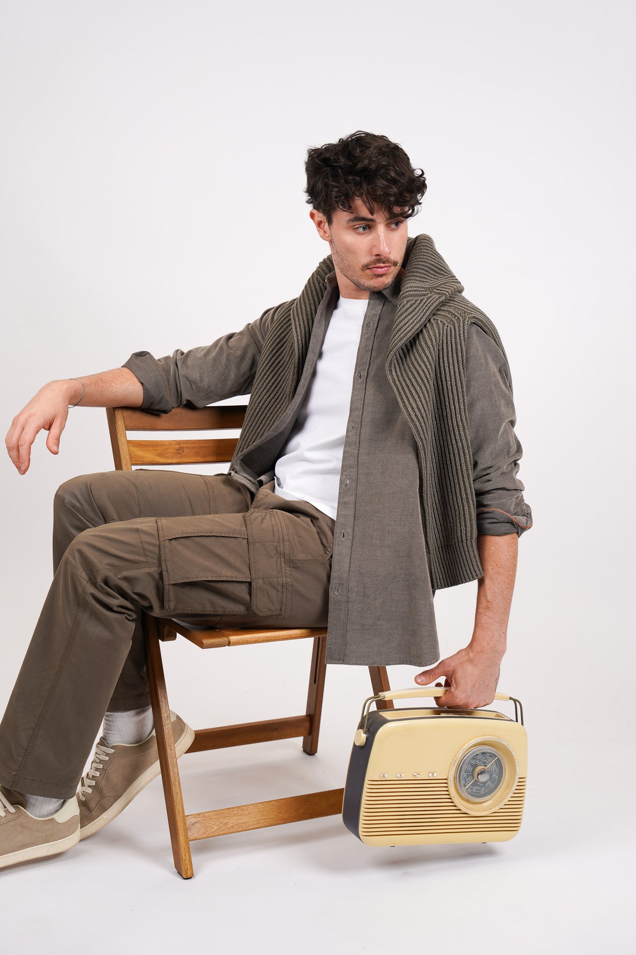 Cement Long Sleeve Shirt