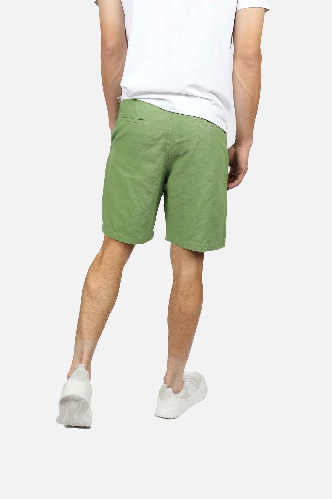 Forest Linen Relaxed Waist Short