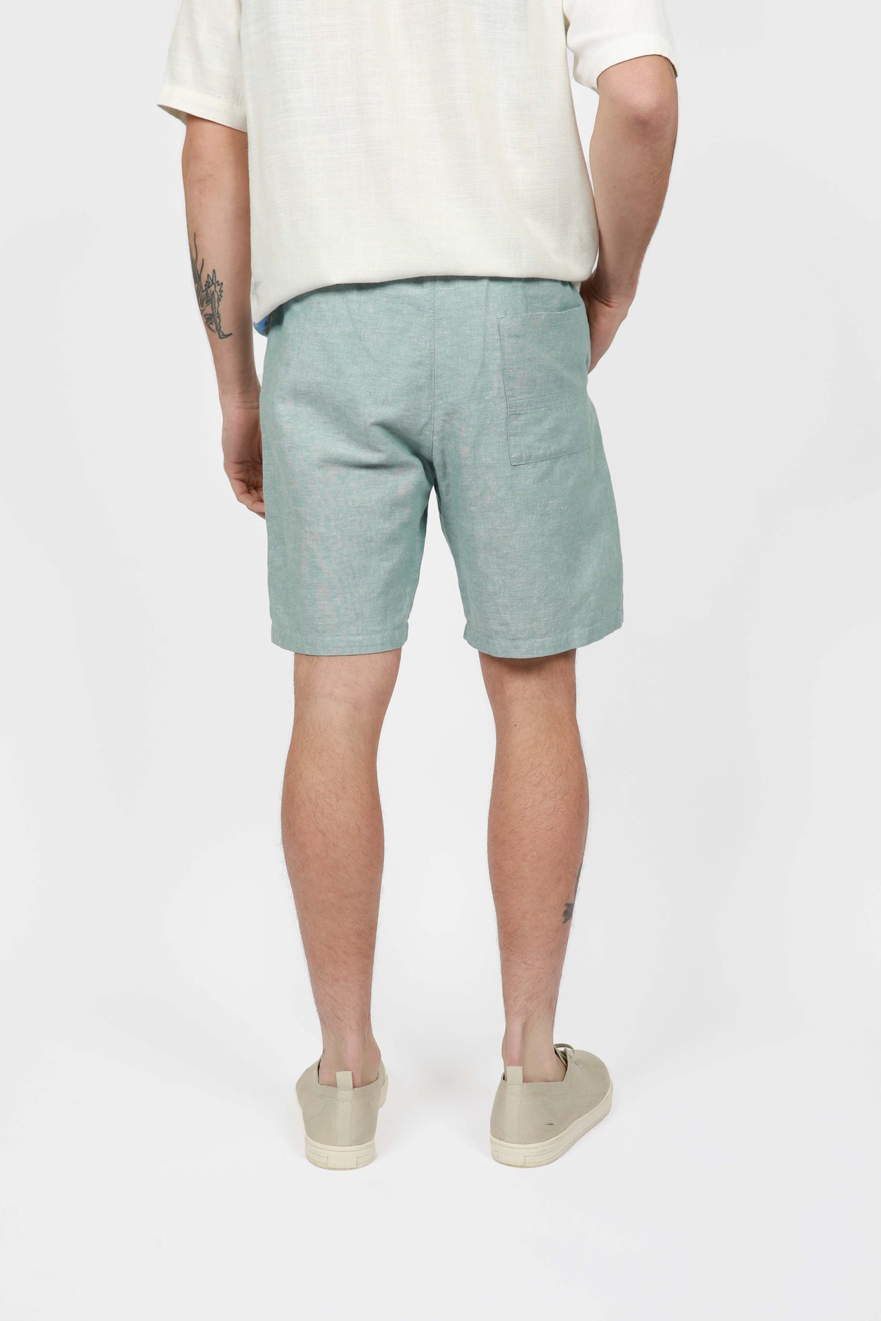 Sea Linen Relaxed Waist Short