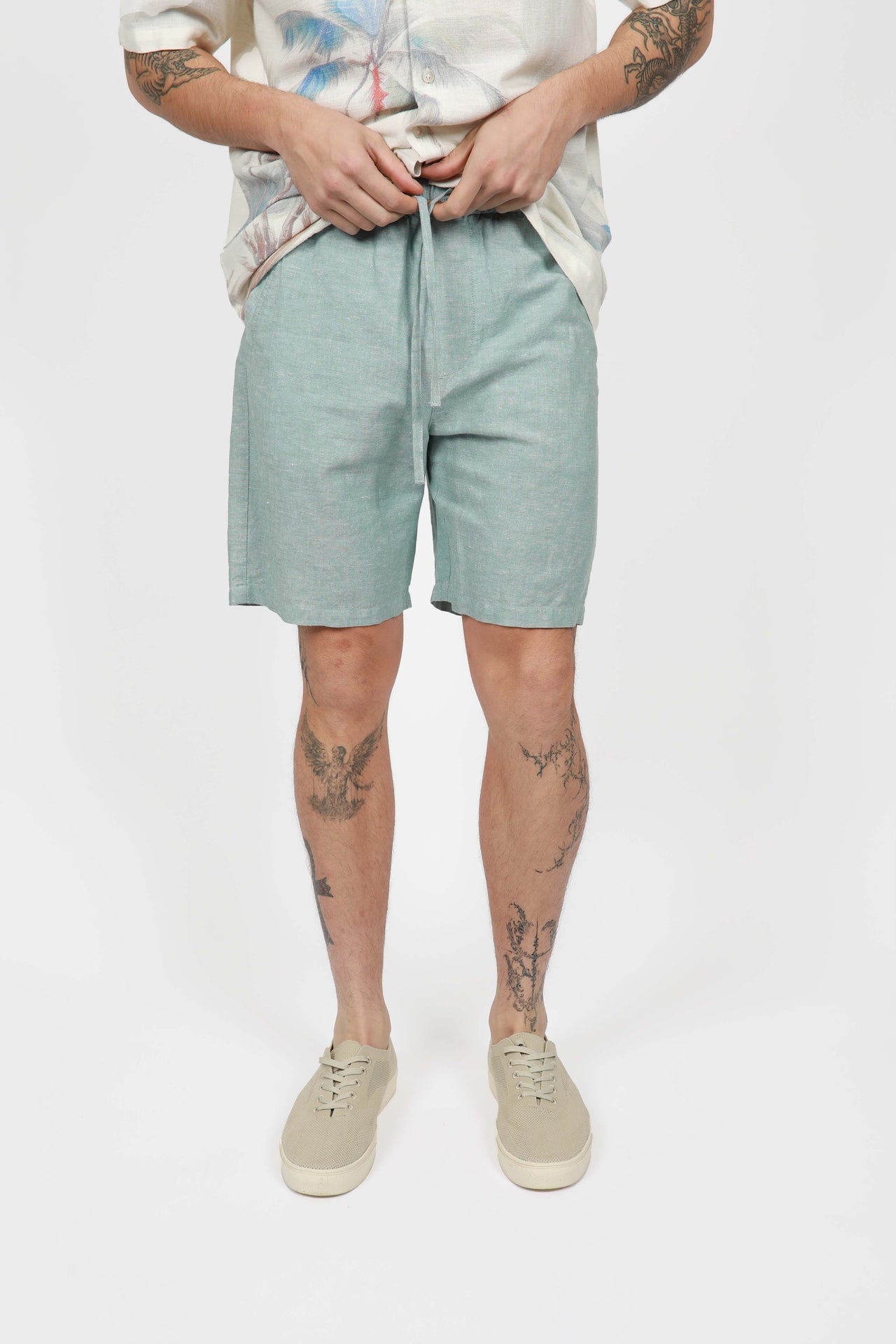 Sea Linen Relaxed Waist Short
