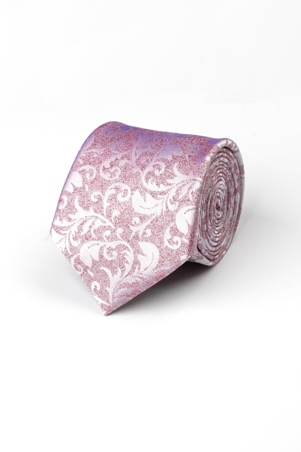 Dusty Pink Textured Scroll Tie