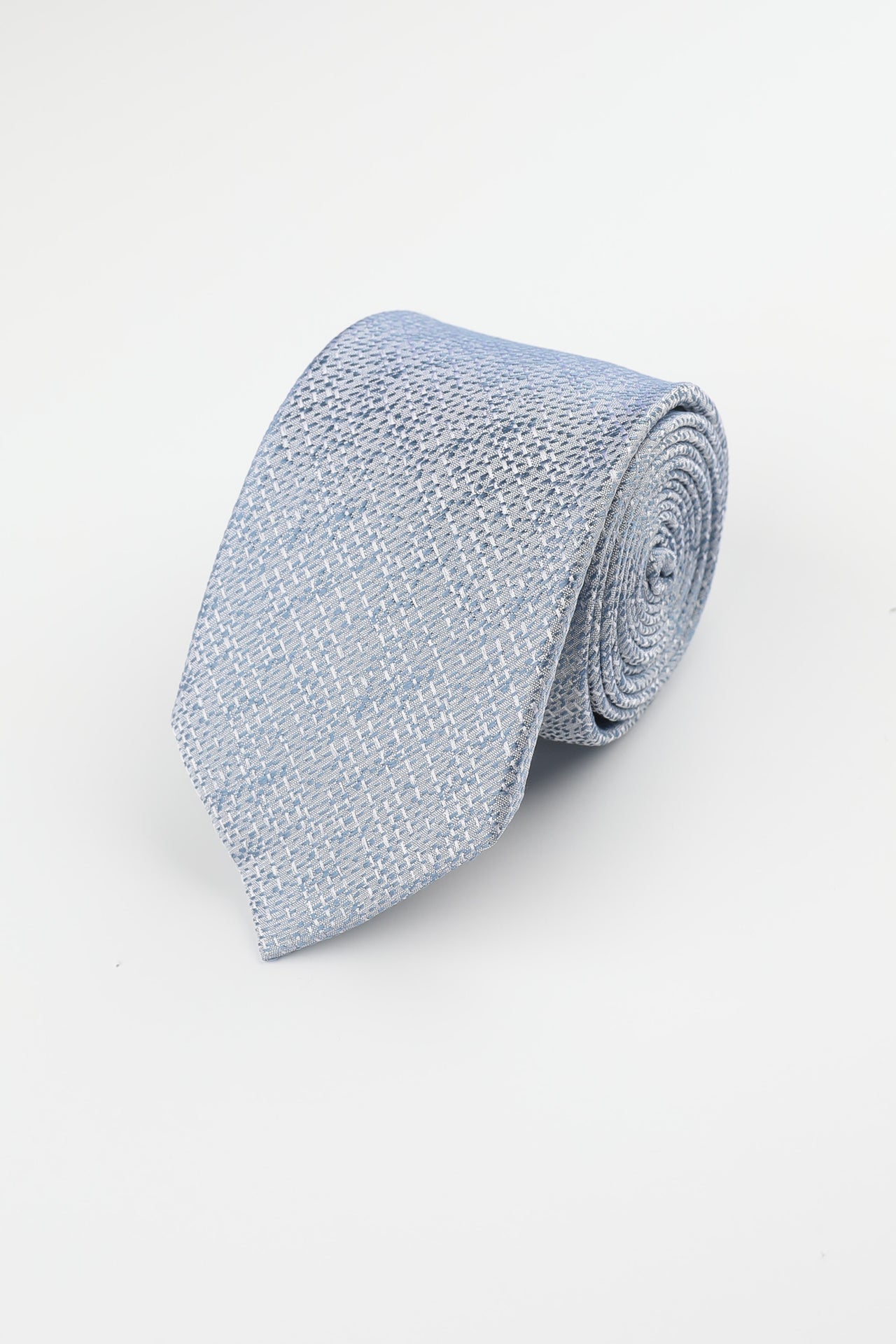 Blue Silk Texture Tie