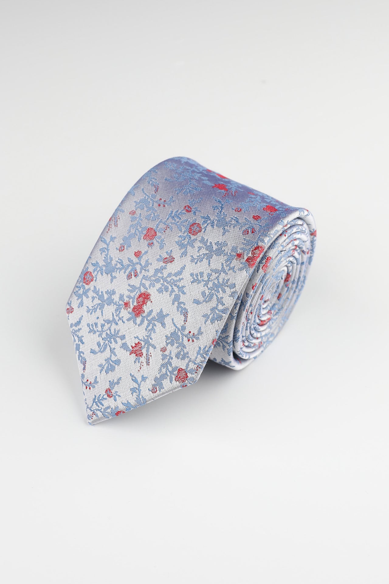 Blue Small Floral Tie