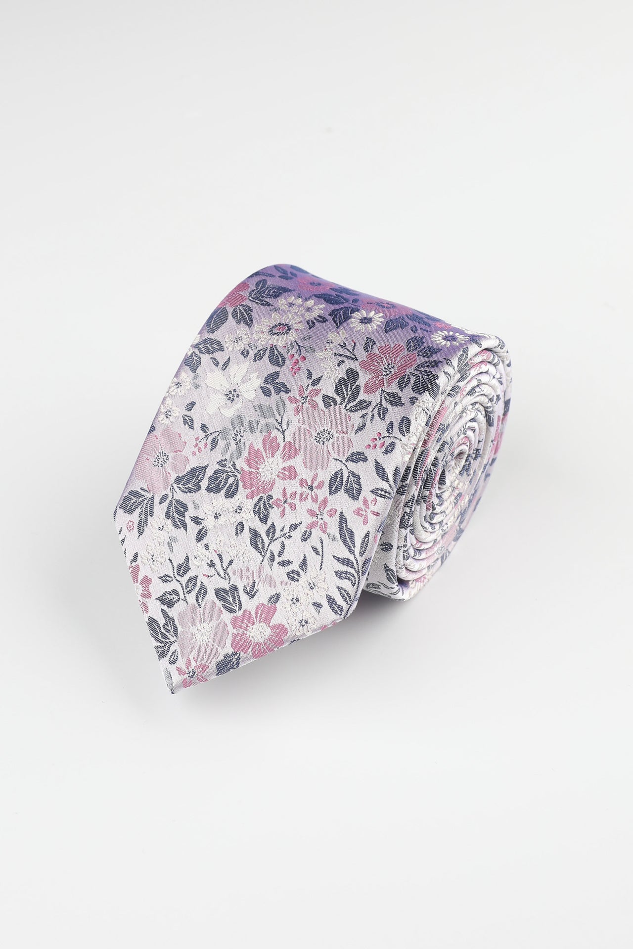 Pink Wild Floral Tie