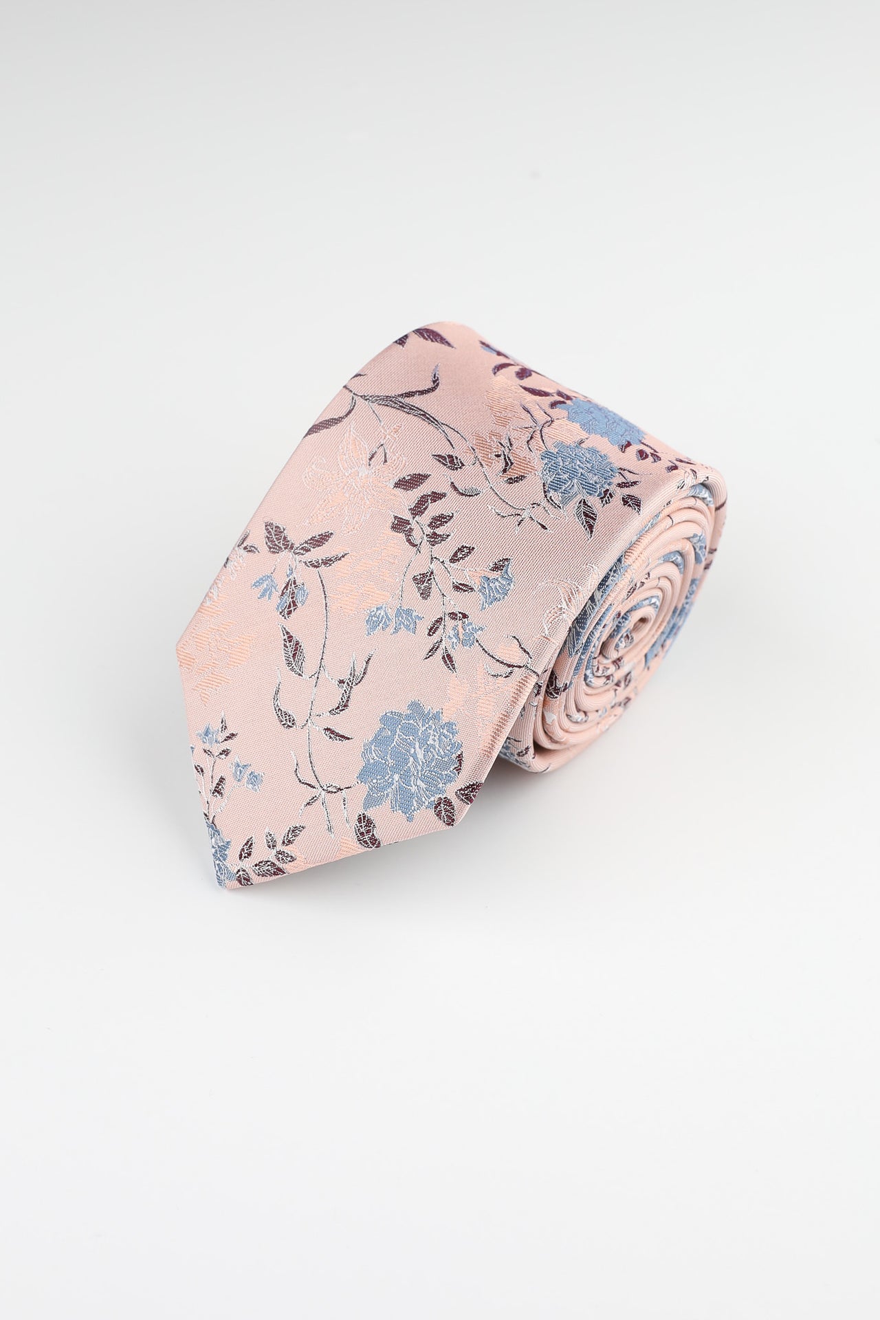 Misty Rose Floating Floral Tie