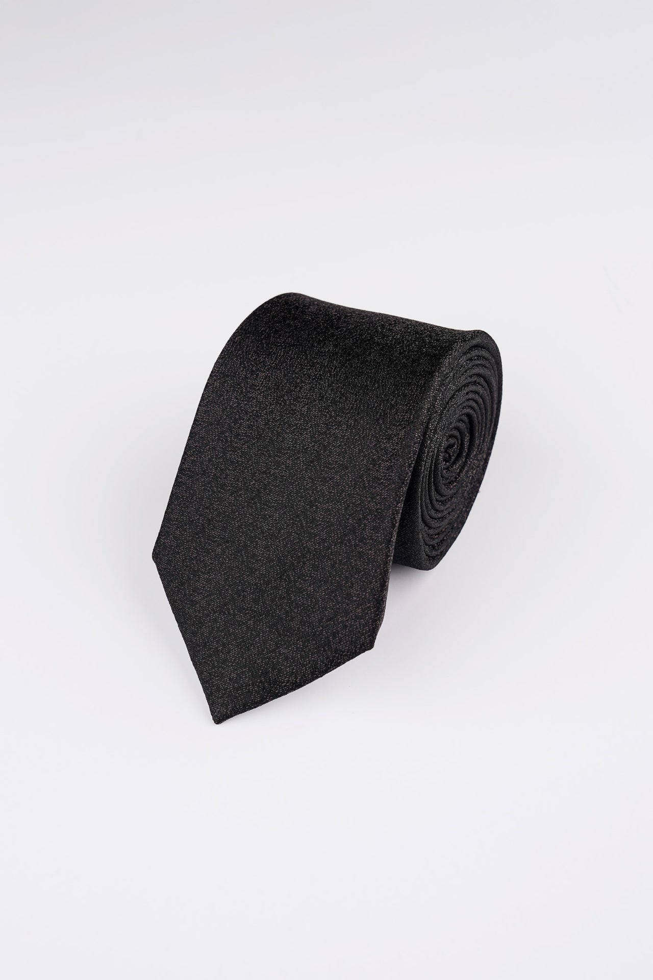 Black Textured Tie
