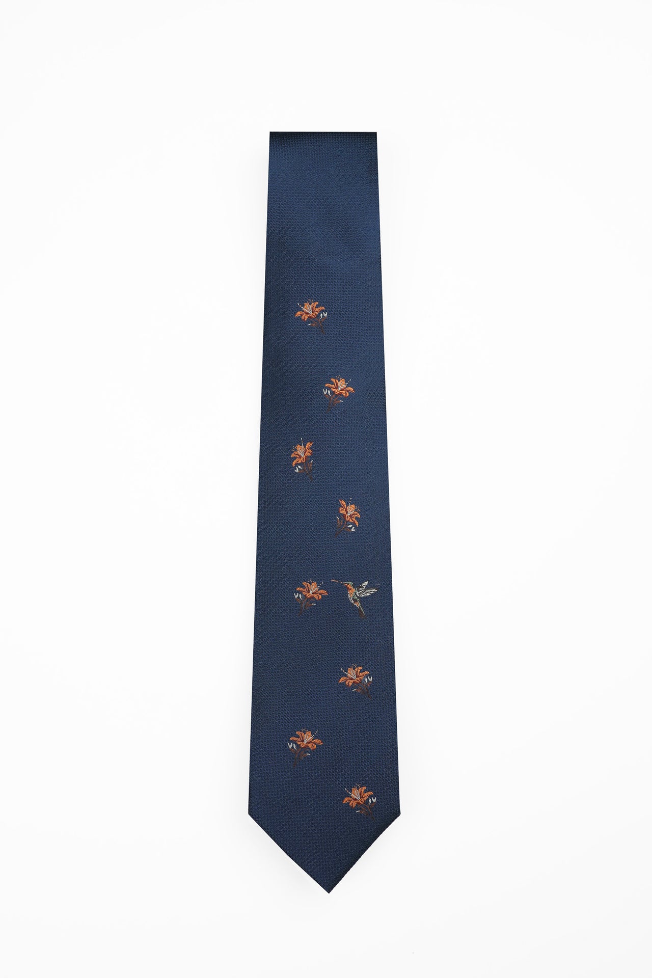 Navy Bird Tie