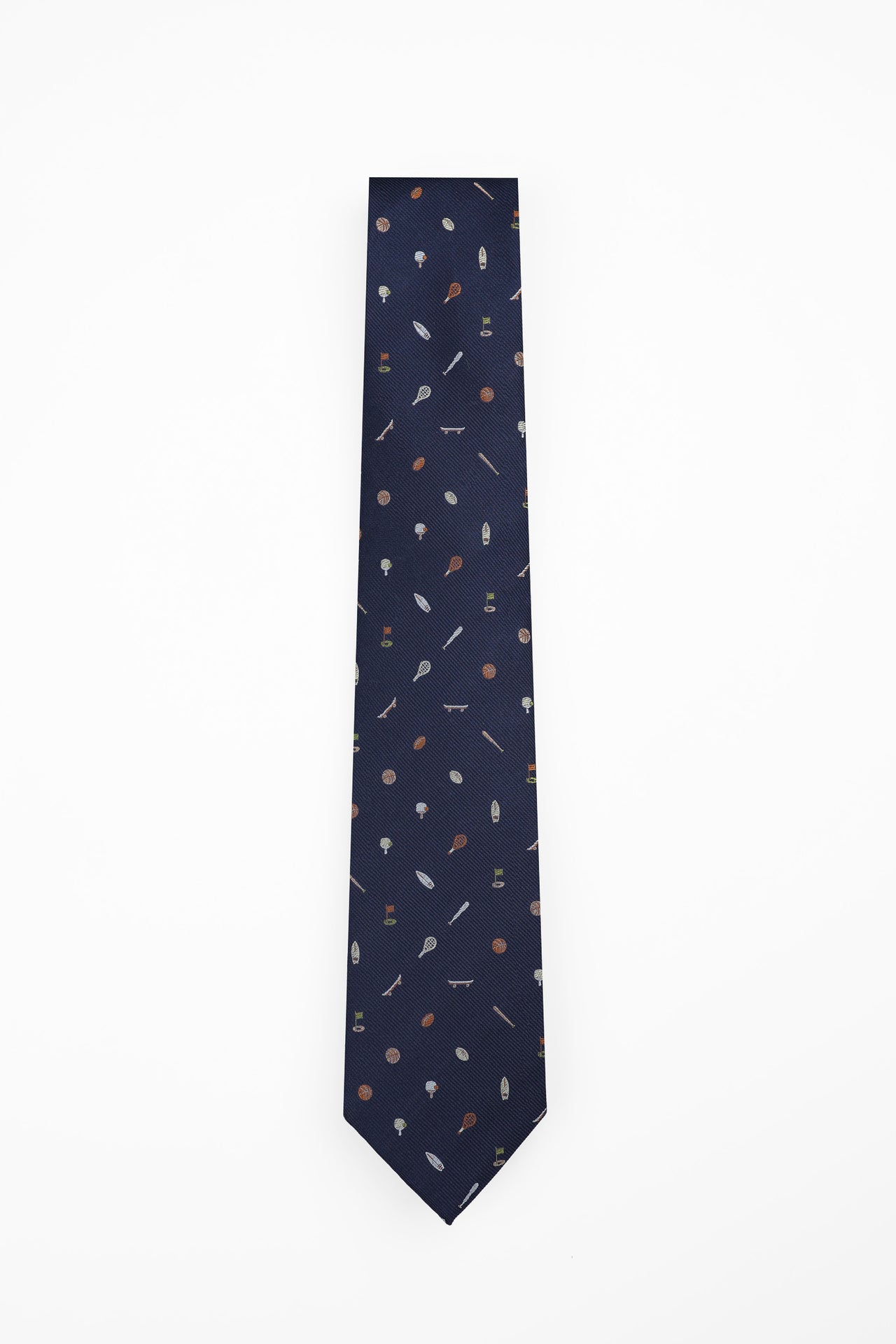 Navy Red Sports Tie