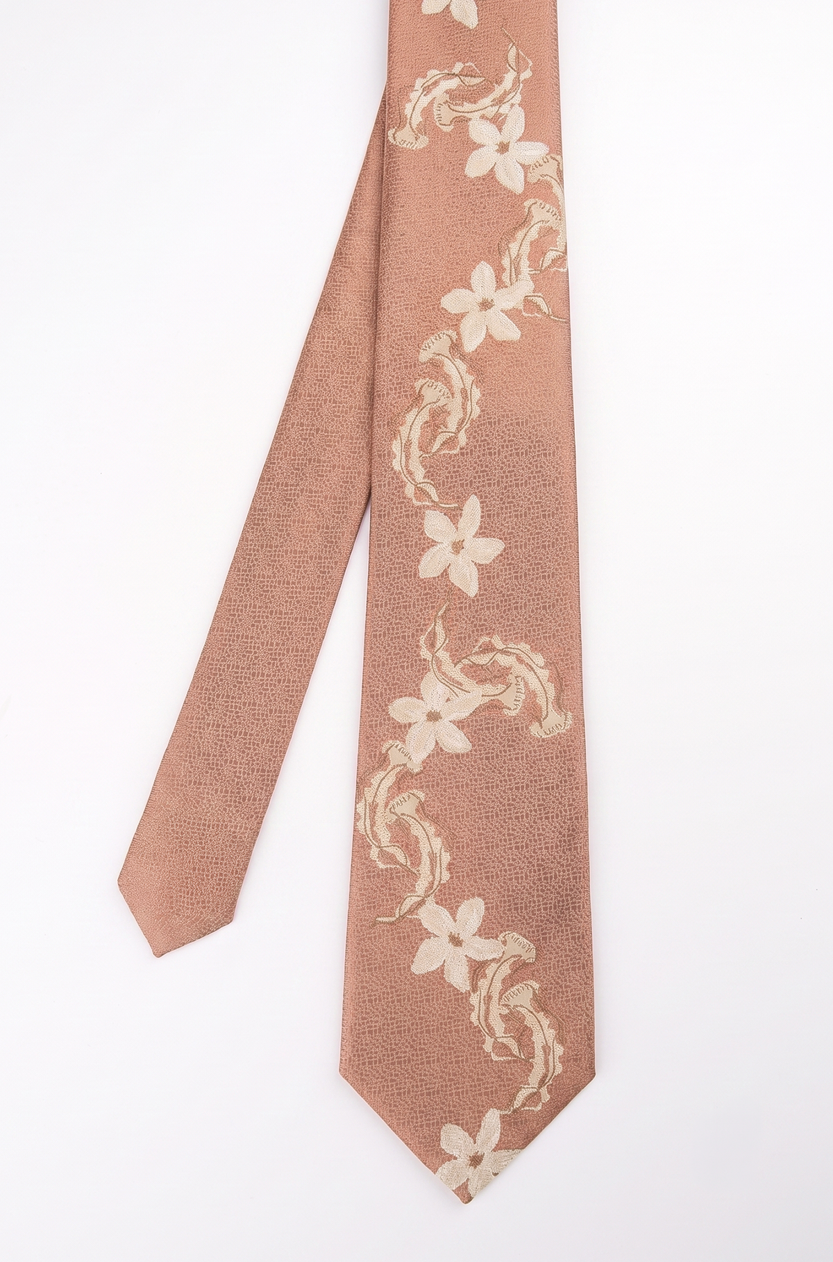 Cinnamon Floating Floral Tie
