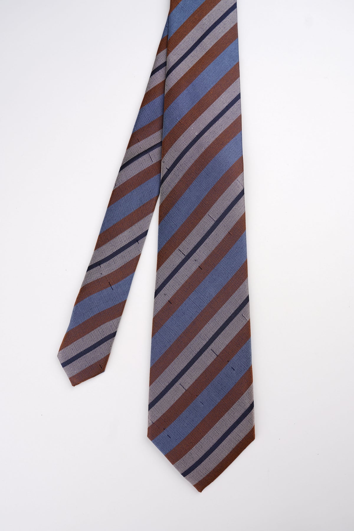 Tan/Blue Stripe Tie