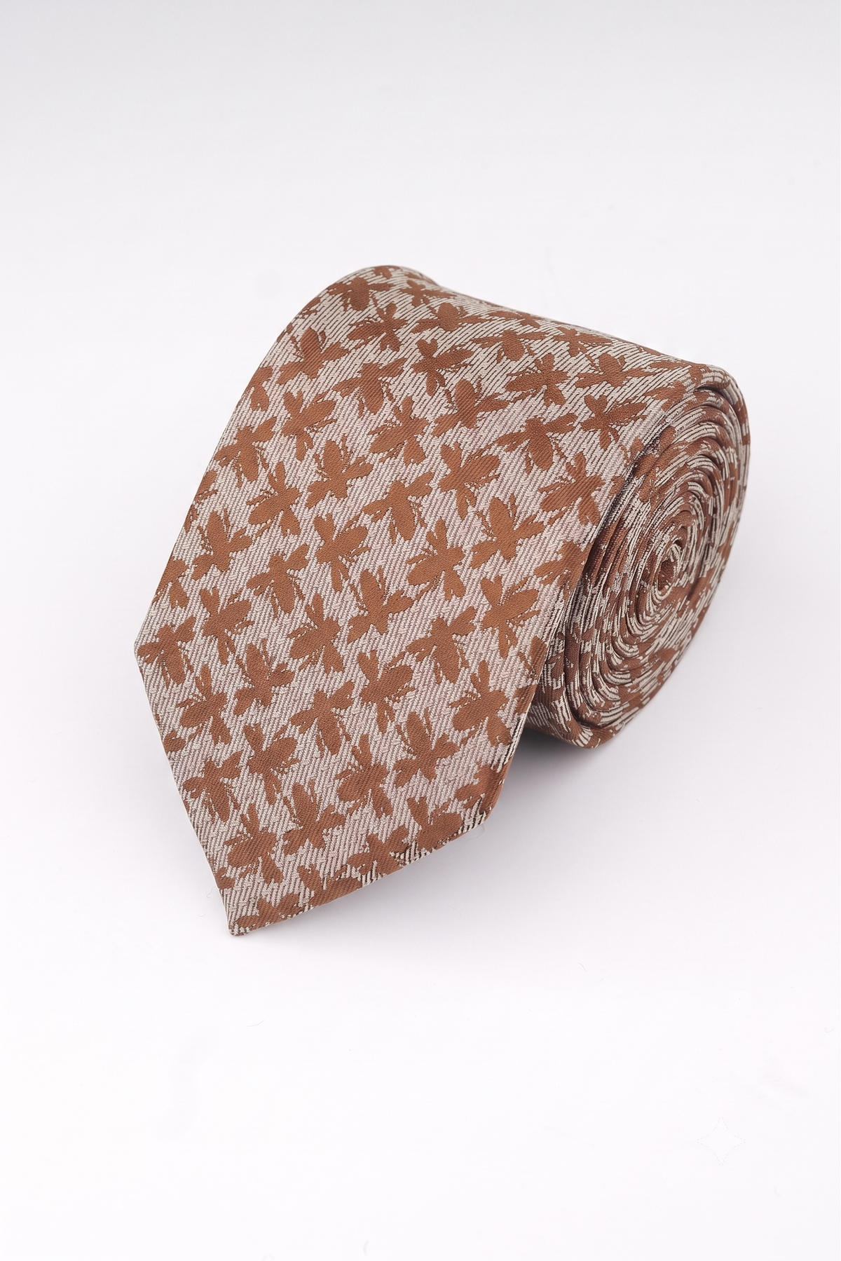 Cinnamon Bee Motif Tie