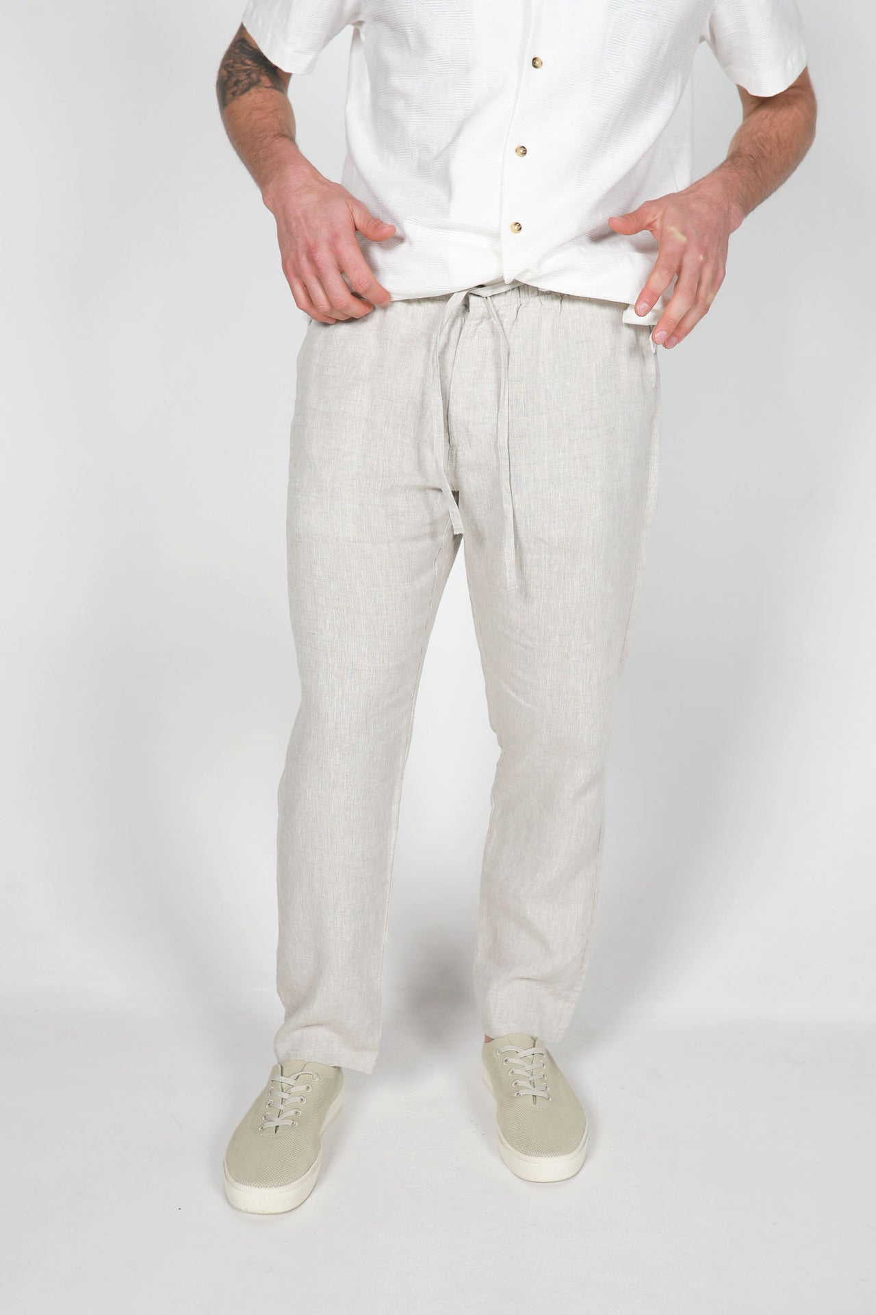 Pebble Linen Relaxed Pant
