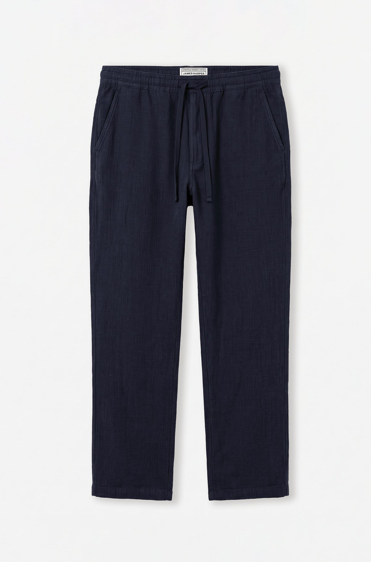 Cotton Elasticated Waist Relaxed Fit Pant Navy