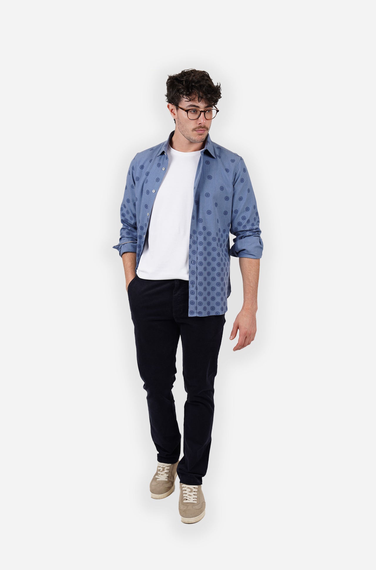 Navy Corduroy Pant