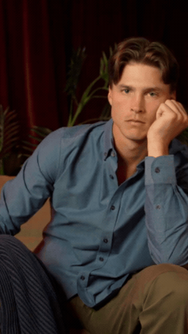 Blue Steel Oxford Long Sleeve Shirt