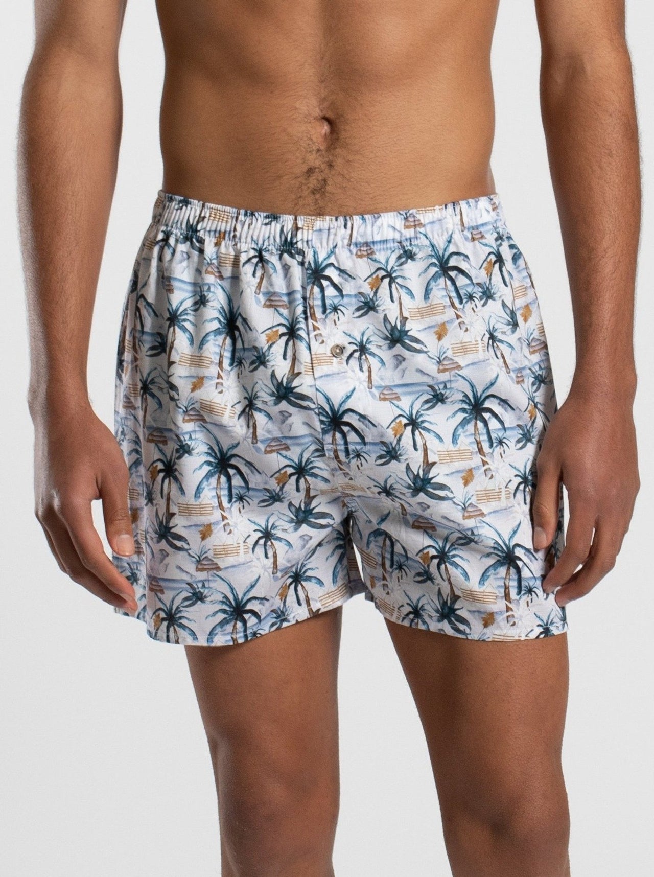 Retro Palms Sleep Shorts