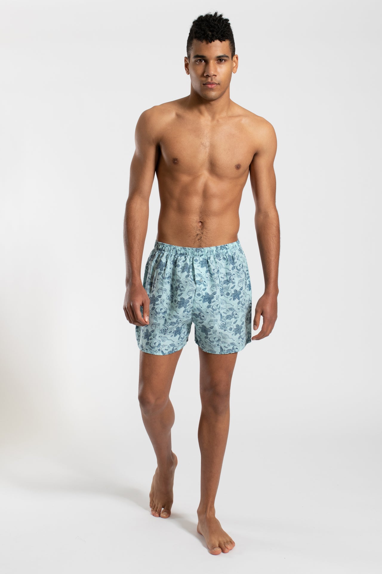 Leopard Print Sleep Shorts