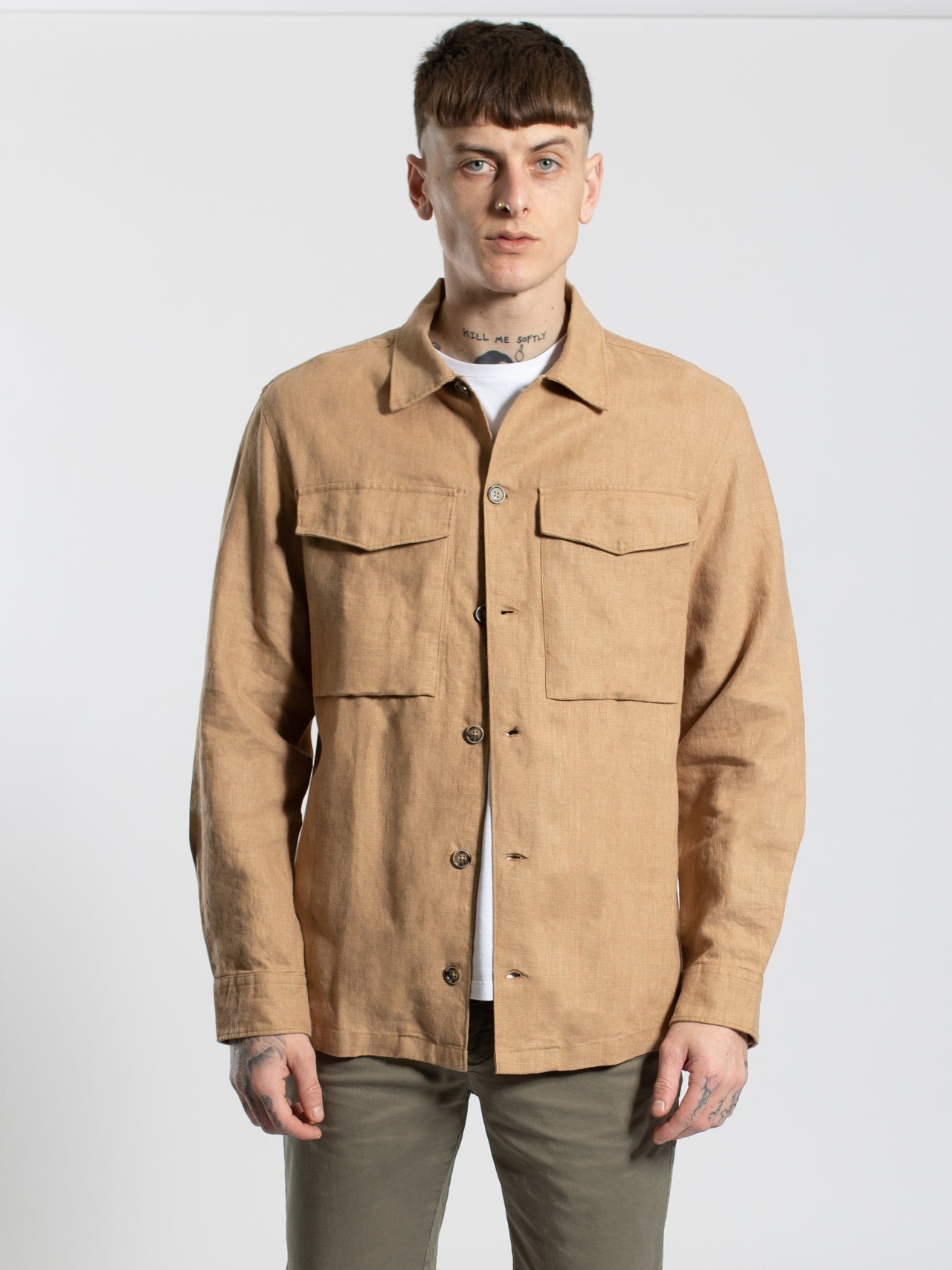 Stable Linen Shirt Jacket