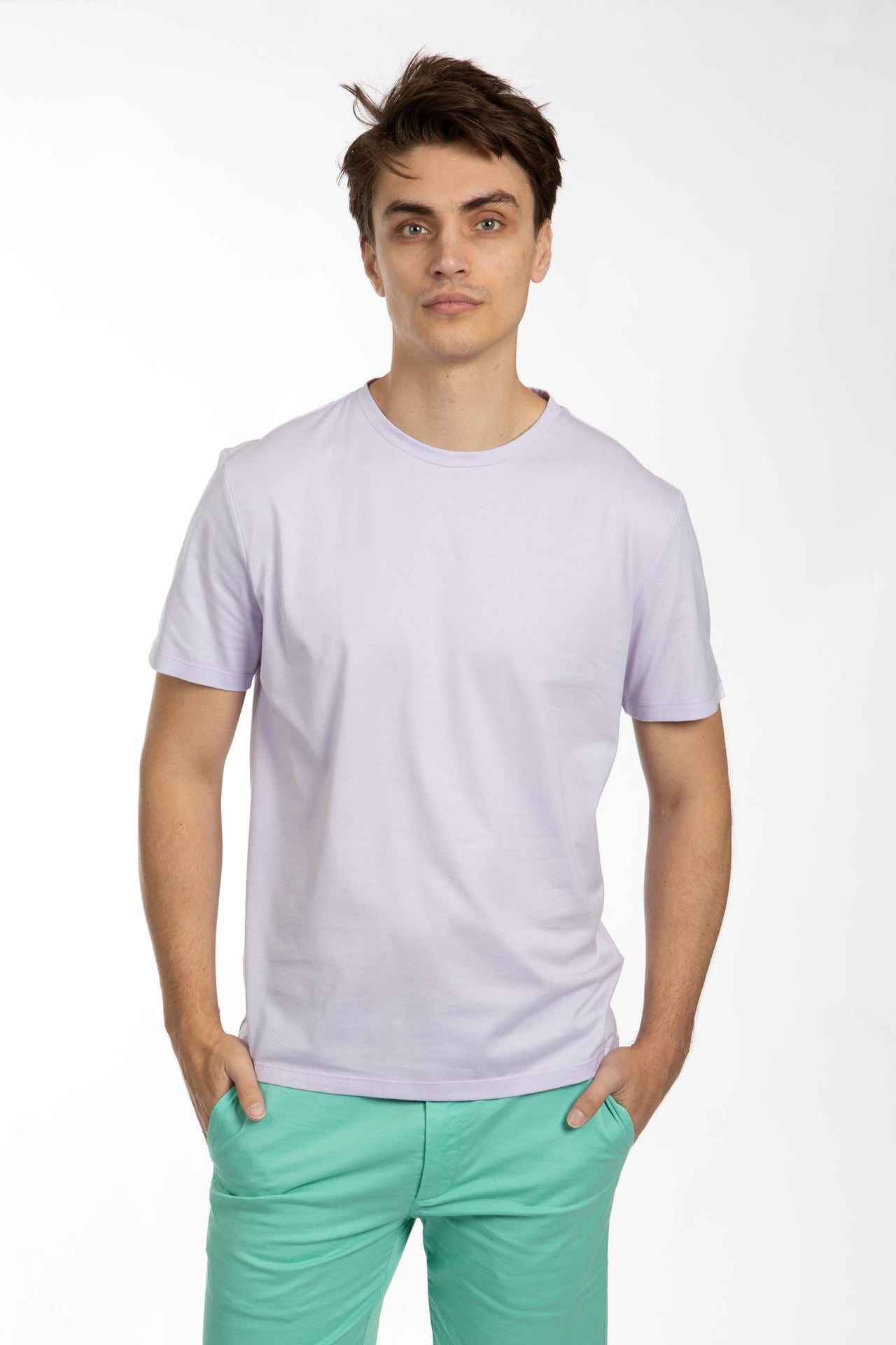 Orchid Cotton Jersey Tee Shirt