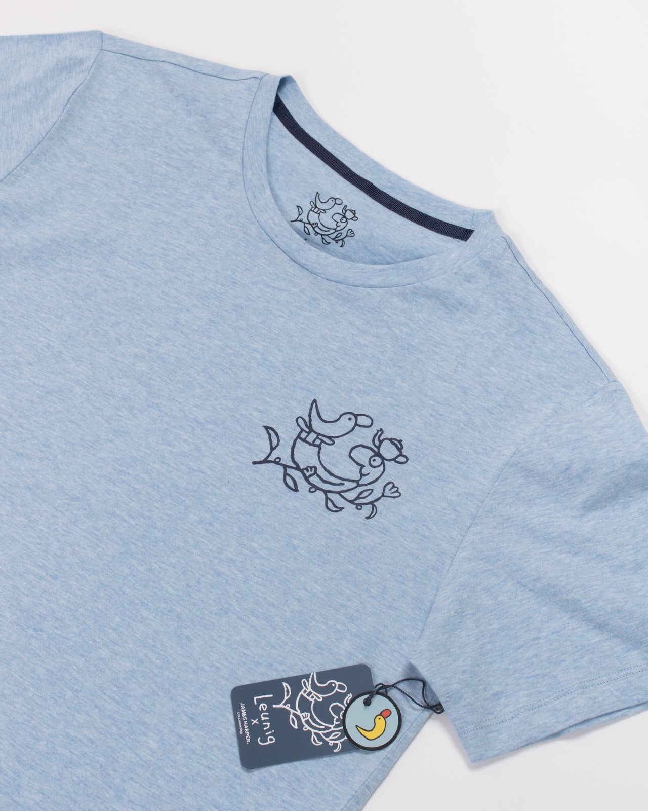 Light Blue Cotton Tee Shirt